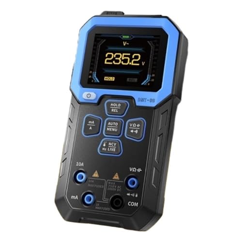 DMT-99 デジタルマルチメーター 9999 カウントスマートプロフェッショナルテスター 1000V 10A 真の実効値オートレンジ AC DC オーム Hz 静電容量 簡単操作