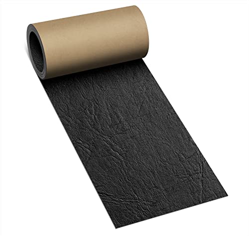 Ruban adhésif de réparation pour cuir noir imperméable et flexible