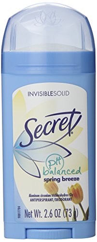 Secret Spring Breeze Scent Invisible Solid Antiperspirant and Deodorant, 5.2 Ounce