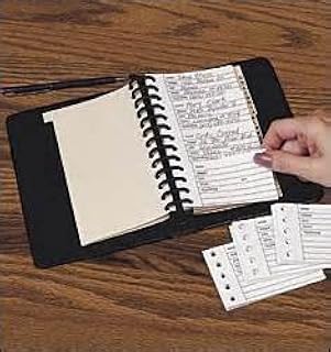 100ページデスクトップアドレス帳リフィル。