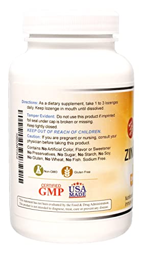 image for Wonder Laboratories Zinc Lozenges with Vitamin C - Fruit Flavored, Hea