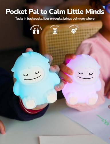 Breathing Pal Mini 'Yoyo' - Mindfulness Breathing Light, Guided Visual Meditation Breathing Light, Anxiety Relief Items for Calm Down Corner/Meditation/Sleep Aid for Adult/Kid - Image 4
