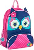 Stephen Joseph Girls' Little Sidekicks Backpack, Owl, Navy