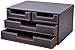 Produktbild Schreibtischlampe File Cabinet Funktions PU-Leder-Organizer Bürobedarf Desktop Storage Schmuck Organizer Box mit 4 kleinen Schublade (Size : B1)