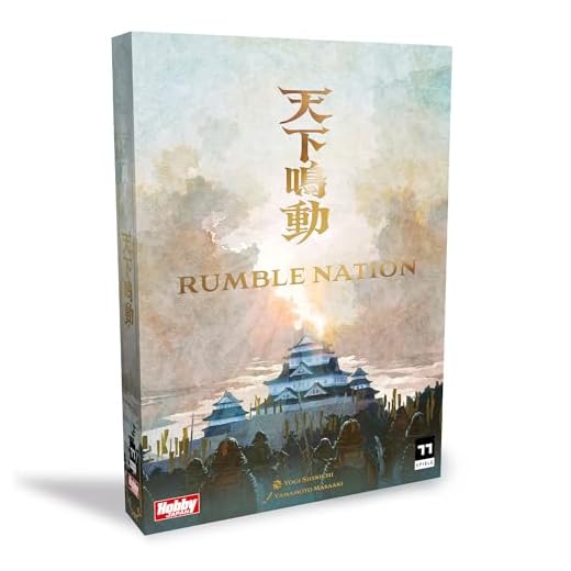 Hobby Japan | Rumble Nation | Gioco da tavolo | Età 10+ | 2-4 giocatori | Tempo di gioco: 30 minuti