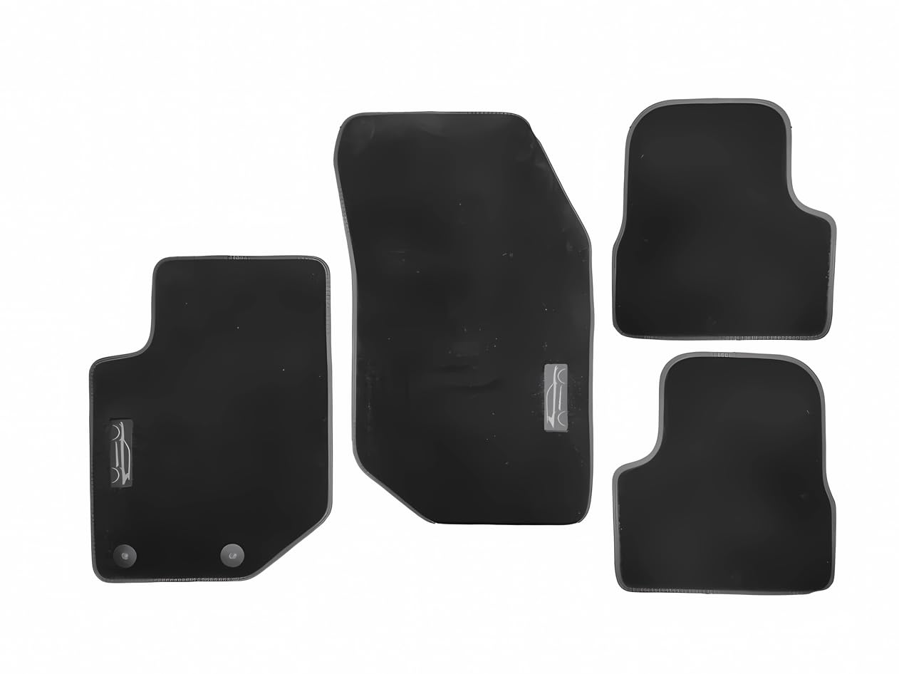 Tappetini in Moquette Originali per JEEP Avenger Versione Motore Termico 4pz Anteriori Posteriori con Logo Codice Ricambio 50290974