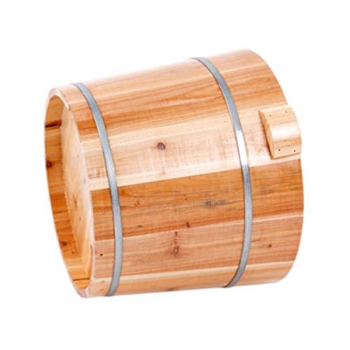 Tina de madera para baño de pies con masaje miniatura 3