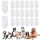 CATOR 20 PCS Einweg-Hundeschuhe, Einweg-Hundestiefel Pfotenschutz, Verstellbare Einweg-Hundesocken, Haustiersocken Fußabdeckung, Waterproof pet Shoe Covers/Paw Protection, 7 * 15cm(S)