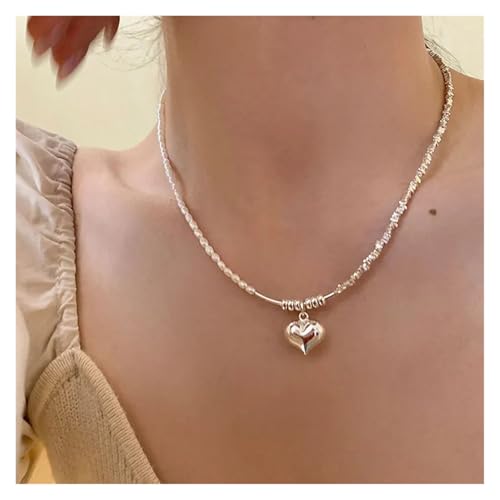 Collier de perles argent sterling bijoux femmes tendances