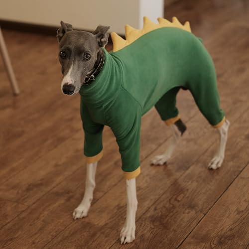 Disfraz Dinosaurio Onesie de Forro Polar para Perro XL miniatura 5