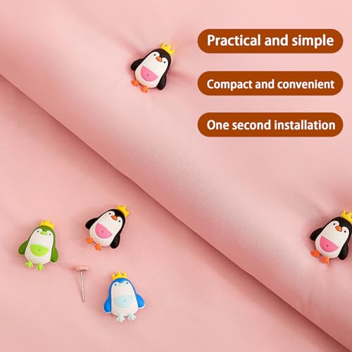 CEVAN Clipes para edredom | Prendedores de clipes de cama que fixam pinos de edredom,Clipe único de