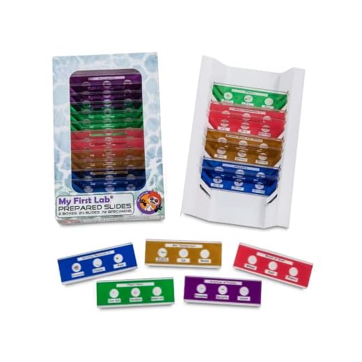 My First Lab PS72 Prepared Slide Kit (Box of 24 Slides/72 Specimens)