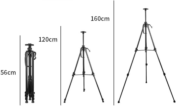 Aluminum Alloy Large Iron Handcrafted Stand with Colorful Foldable and Extendable Triangular Sketching Easel image 4