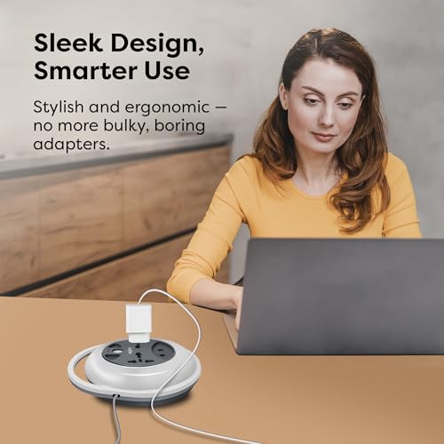 Image of Wipro North West Flex Box Extension Cord with 2 Universal 3 Pin Socket & 1 Units of 2 Pin Sockets, with Master Switch & Indicator | 5 mtr Long Copper Wire | Power Strip for Home, Office | Pack of 1