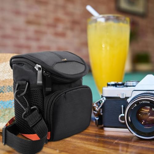 Bolso de hombro para cámara con funda protectora ajustable y nailon resistente 6
