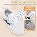 Imagen de STQ KIDS Zapatillas Barefoot Niños Niña Calzado Respetuoso Bebe Flexibles Primeros Pasos Antideslizantes Deportivas Zapatos Infantil Blanco 25 EU