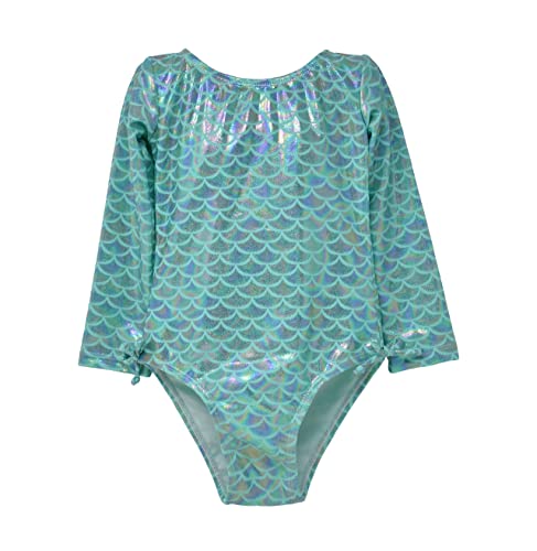 Image of Flap Happy Baby Girls' UPF 50+ Charlie L /S Rash Guard Swimsuit