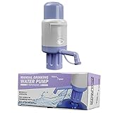 TERA PUMP Manual Hand Pressure Drinking Fountain Pressure Pump Water Press Pump Food Grade BPA-Free Fits Most 2-6 Gallon Water Gallons (Excluding Glass Bottle)