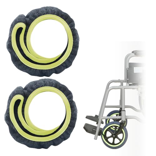 EHUCONELDEX Wheelchair Tire Covers 8" Blue