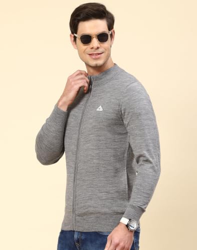 Image of Monte Carlo Men Regular Fit Full Sleeve Solid T Neck Winter Pullover (Pack of 1)