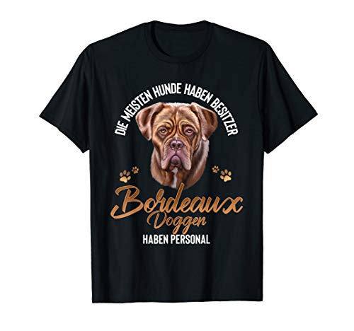Bordeaux Dogge Hund Hunderasse Damen Herren T-Shirt Cover