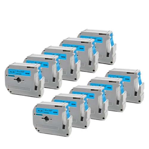 10PK MK-231 ���x�� MK231 MK 231 MK-131 MK-631 PT-70 PT-80 PT-90 ���x�����[�J�[�ƌ݊���������܂�(10PK-Black on Blue)