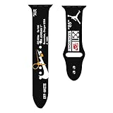 Cool Apple Watch Bands,Watch Bands Compatible with All Apple Watch Models - Series 5, 4, 3, 2 & 1 - Size 38mm, 40mm, 42mm or 44mm (black, 42/44mm)