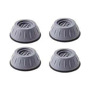 AJB Anti Vibration Pads for Washing Machine and Dryer Shock and Noise Cancelling Washing Machine Support Prevent Moving Shaking Walking Universal Size (4)