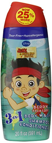 Disney Jake & The Neverland Pirates 3 in 1 Body Wash, 20 Ounce