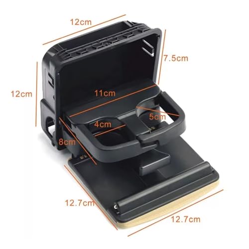 Porte-Gobelet de Console Centrale pour VW Eos 2007-2011 Arrière 1K0862532F - 5