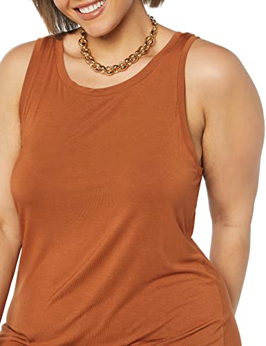 Image of Amazon Essentials Women's Lightweight Jersey Slim-Fit Tank Mini Dress