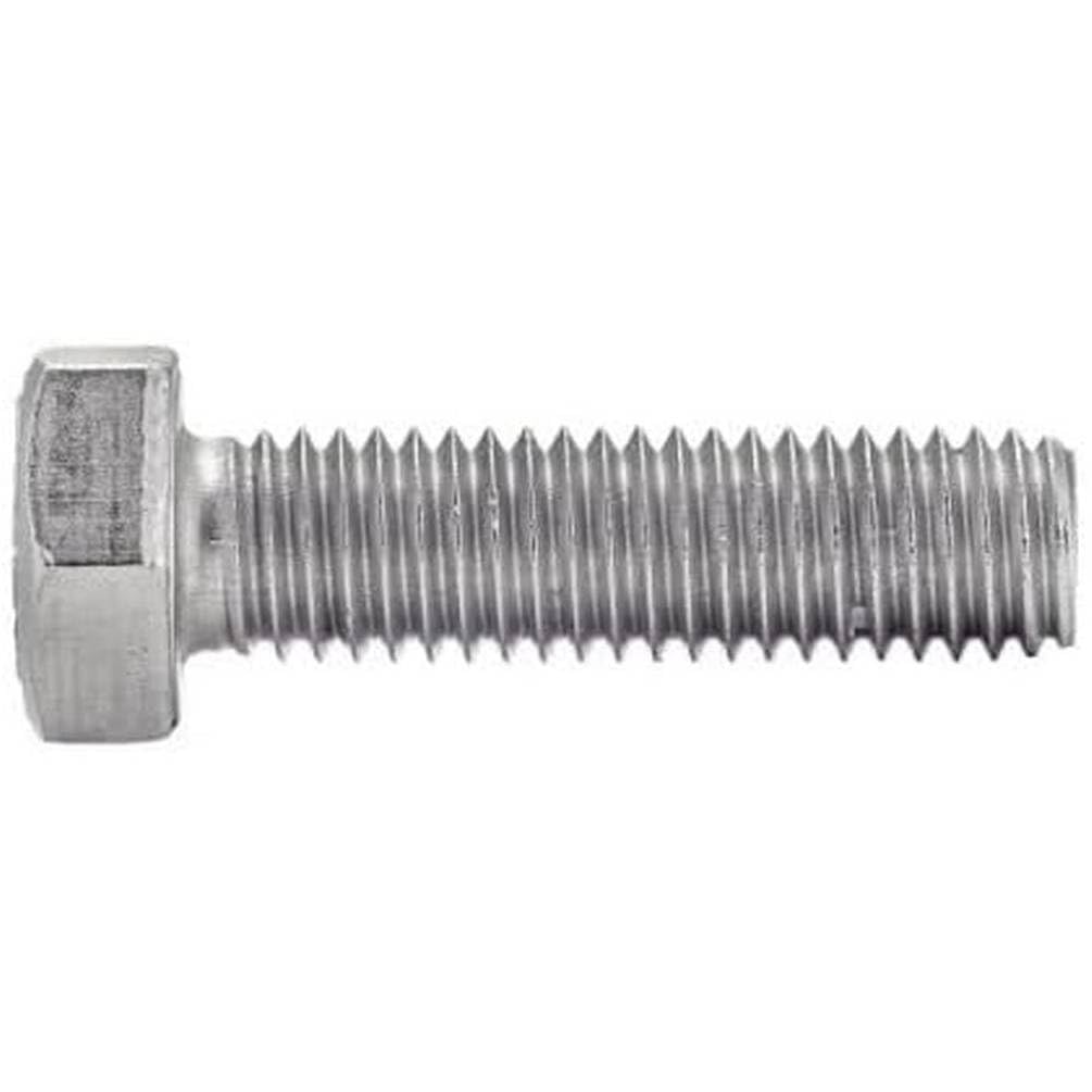 D-Work - Lote de 25 tornillos para metales, cabeza hexagonal (18 x 90 mm, DIN 933, acero inoxidable, A2