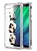 Suhctup Compatible con Xiaomi F1 Funda para Silicona Transparente con Dibujos Panda Diseño Patrón Cárcasa Ultra-Fina Suave TPU Choque Cojín de Esquina Parachoque Caso-Panda 2