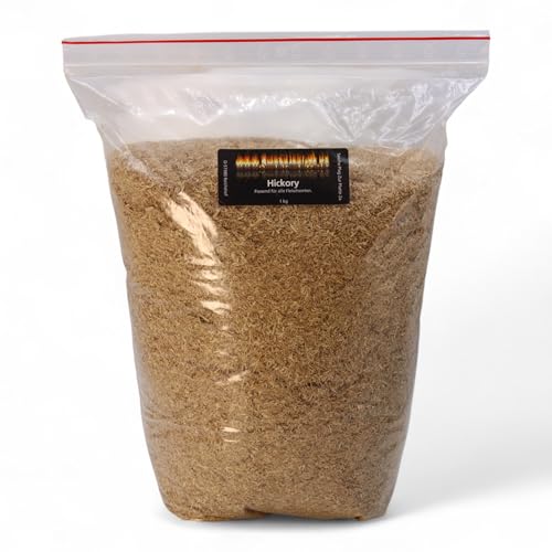 Räuchermehl Hickory 0,5-1,5 mm Körnung 1000g...
