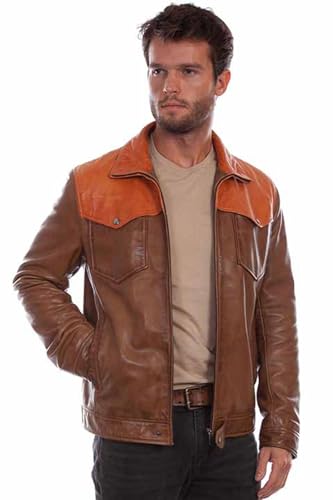 Scully Men's Color Block Leather Jacket - 2018-15
