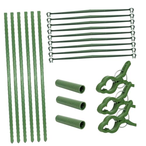 UPKOCH 1 Juego Soporte de Vid trepadora Plantas Pararse Polos Plant Holders acortar Enrejado Campo Titulares apoya en conserva Clips Herramientas de jardinería Marco de Escalada Verde