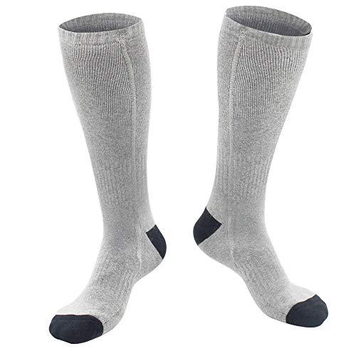 XBUTY Socks for Women, Thermal Socks for Men, Warm Thick Winter Socks Insulated Cold Weather, GREY