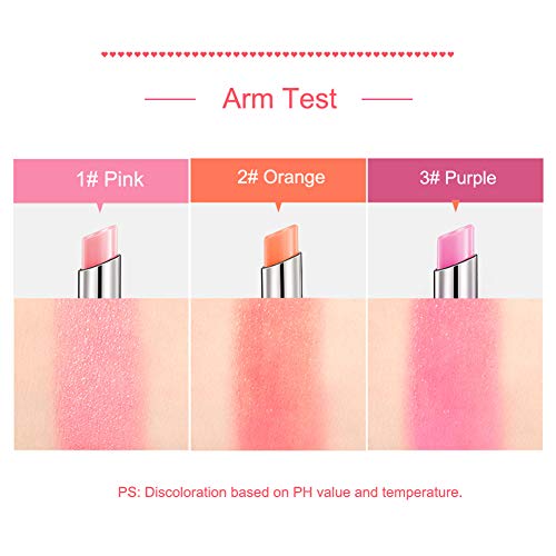 Pack of 3 Crystal Jelly Lipstick, BEEXY Long Lasting Nutritious Lip Balm Lips Moisturizer Magic Temperature Color Change Lipstick - Image 8