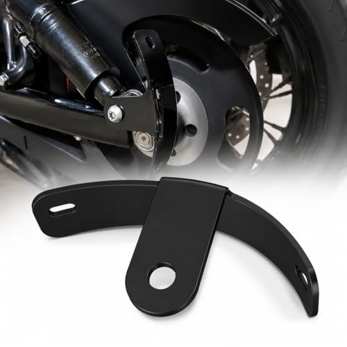 Moker Curved Rear License Plate Mount Bracket for Harley Davidson