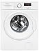 Exquisit Waschmaschine WA8014-030E weiss | Startzeitvorwahl | Display | 23 Programme | 8kg Fassungsvermögen | Kindersicherung | Waschen | Frontlader |