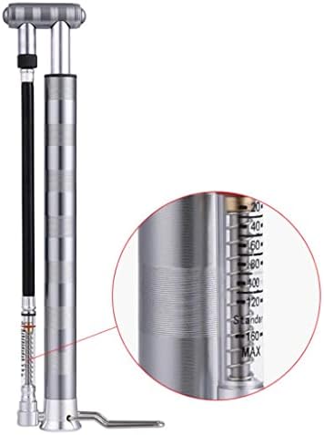 Portable Pump with Pressure Double Valve Floor Inflator for Football - 1