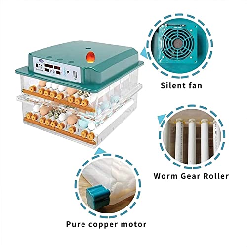 CXSMKP Brutmaschine Huhn Automatischer Inkubator Bauernhof Brutmaschine 98/120 Eier Hatcher Automatischer Ei Inkubator… – Bild 7