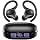APEKX True Wireless Earbuds - Secure Fit Earhooks for Small Ear, Bluetooth Headphones for iPhone, IPX7 Waterproof, 40H Playtime, Ideal for Sports and Workouts (Black)