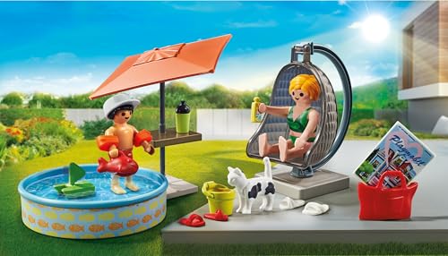 Jeu Maman Et Enfant Avec Fauteuil Suspendu 71476 Playmobil - vue 8