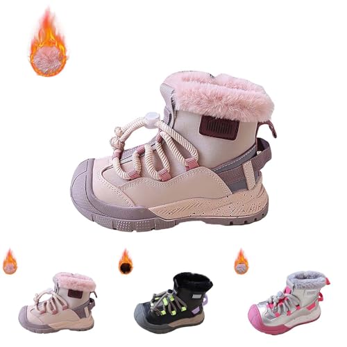 Kids Water Resistan𝐭 Hiking Boots Boys Girls Anti Collision Anti-Ski𝐝 Athletic Outdoor Adventur𝐞 Tr𝐞kking Shoes4