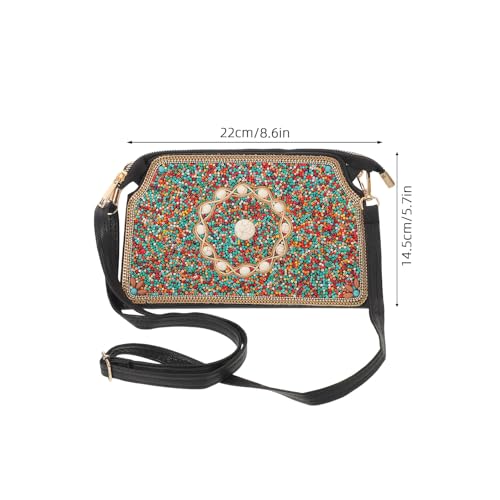 Mariage Invitée Vintage Petit Sac à Main Bohémien Orné Chic - 4