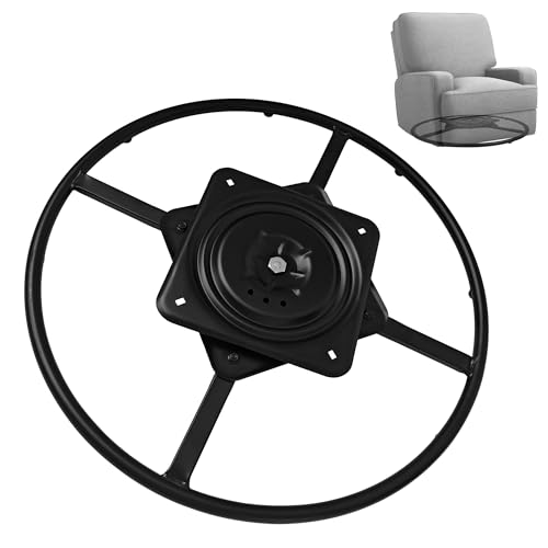 Racfenick 25.5 inch Recliner Swivel Ring Base Replacement with Plate,Heavy Duty Furnitures Sofa Chair Swiveling Bottom Parts (25.5 inch) by Racfenick - Used condition - US$44.83