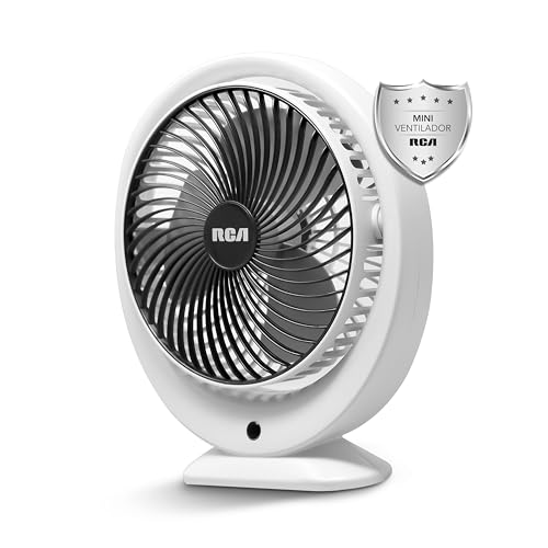 Lista de Ventilador para Escritorio favoritos de las personas. 50 Mini Ventilador Recargable RCA RC-V1 Portátil, Silencioso y Potente con 3 Velocidades, Cabezal Ajustable 120°, Luz Indicadora y USB-C Ideal para Escritorio, Oficina, Hogar y...