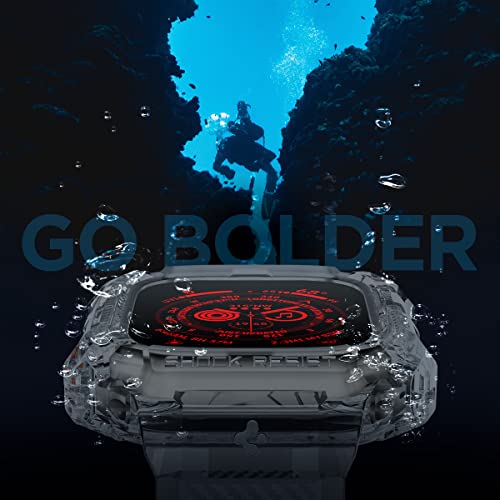 Spigen Rugged Armor Pro for Apple Watch Ultra 3/2/1 49mm Case with Band