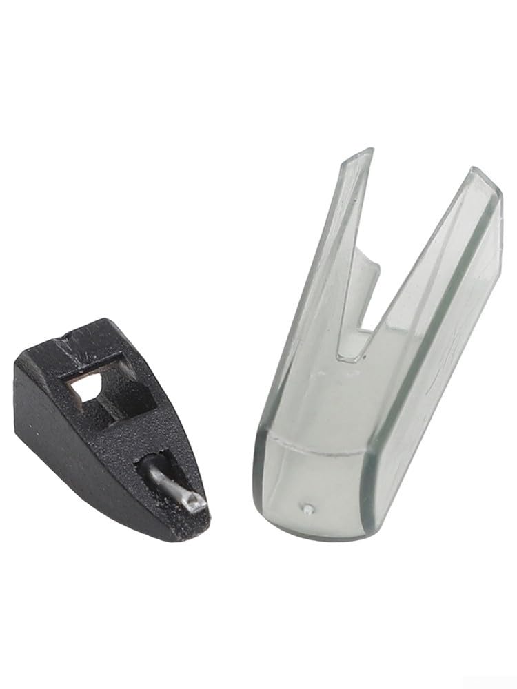 Stilo di ricambio per cartuccia Ortofon OM Super Giradischi, ABS di alta qualità e ago in metallo, prestazioni audio migliorate e design per una riproduzione audio precisa (nero)